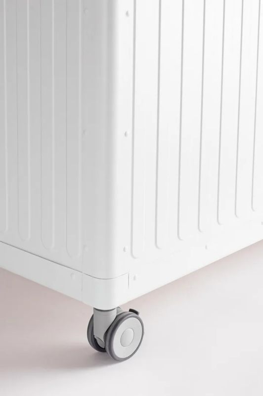 Bolzano Roma Skrzynia na taras 164,8x72 biała aluminium 1 szt.