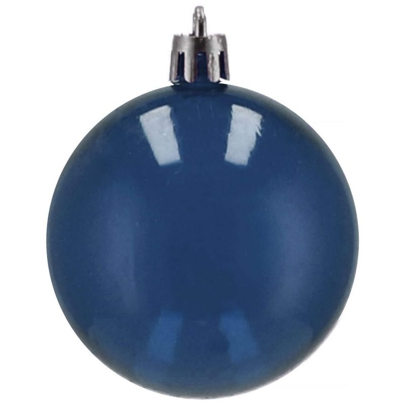 Bombki choinkowe Springos 7 cm granatowe 20 szt.