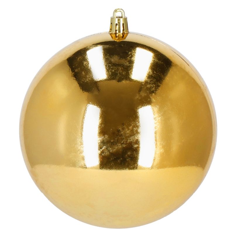 Bombki choinkowe Springos 9,5 cm złote 6 szt.