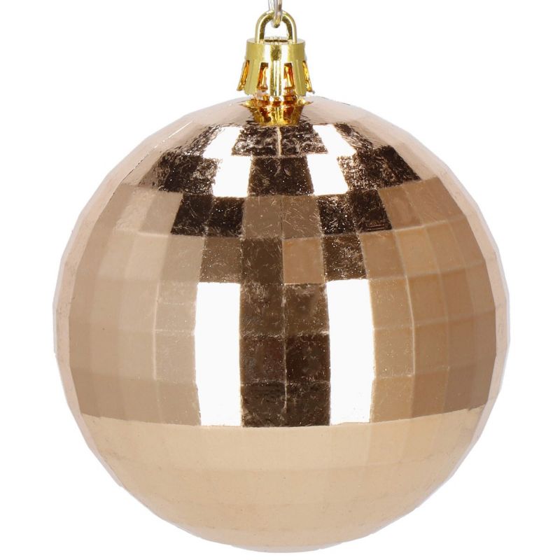 Bombki choinkowe Springos, zawieszki na choinkę ozdoby świąteczne rose gold 33 szt.