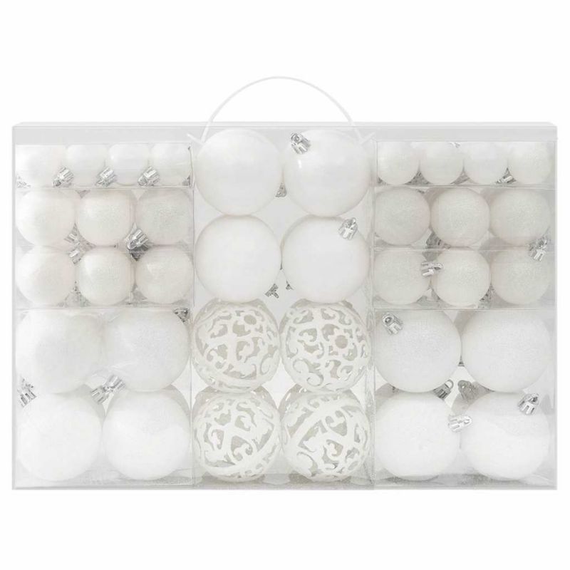 Bombki Choinkowe WaszeMeble Białe WM-330082 1 kpl