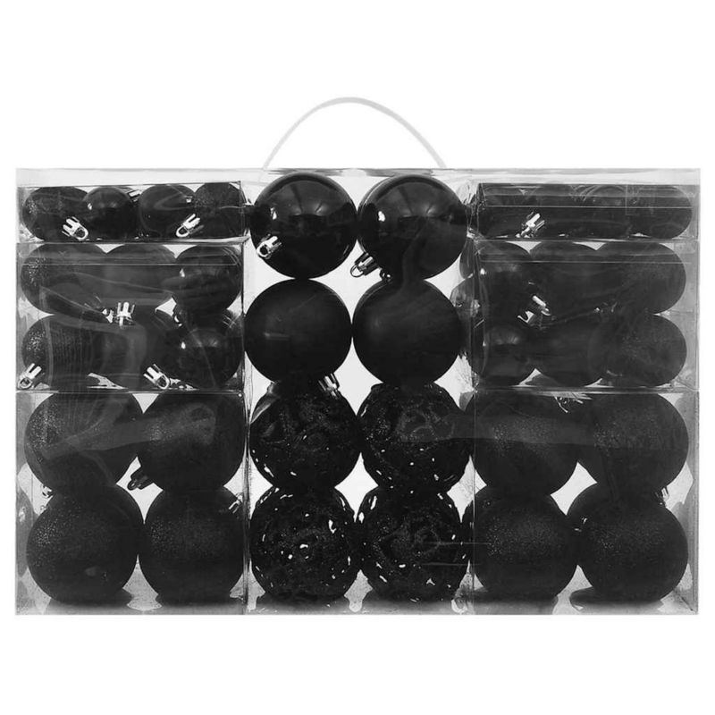 Bombki Choinkowe WaszeMeble Czarne WM-330083 1 kpl