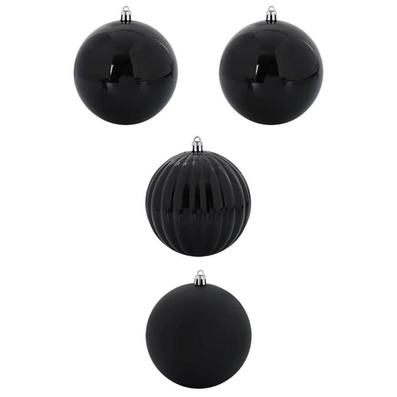 Bombki Choinkowe WaszeMeble Czarne WM-42018859 4 szt.