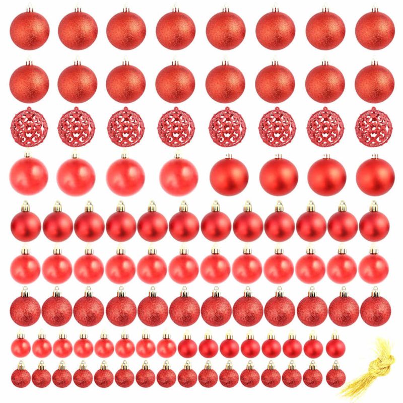 Bombki Choinkowe WaszeMeble Czerwone WM-245710 1 kpl