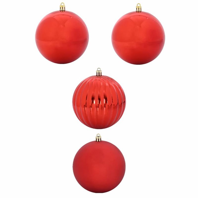 Bombki Choinkowe WaszeMeble Czerwone WM-42018855 4 szt.