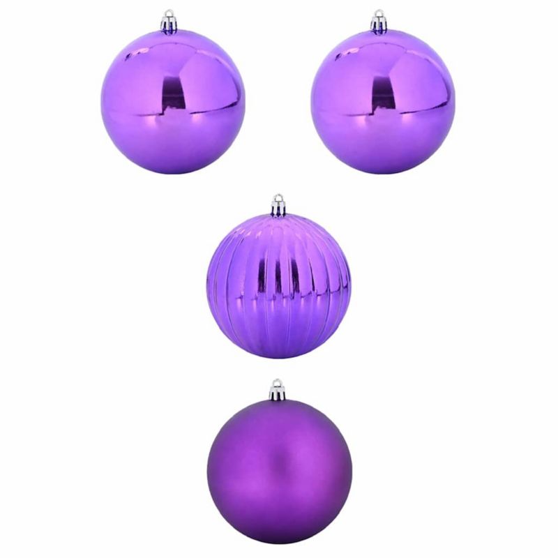 Bombki Choinkowe WaszeMeble Liliowe WM-42018879 4 szt.