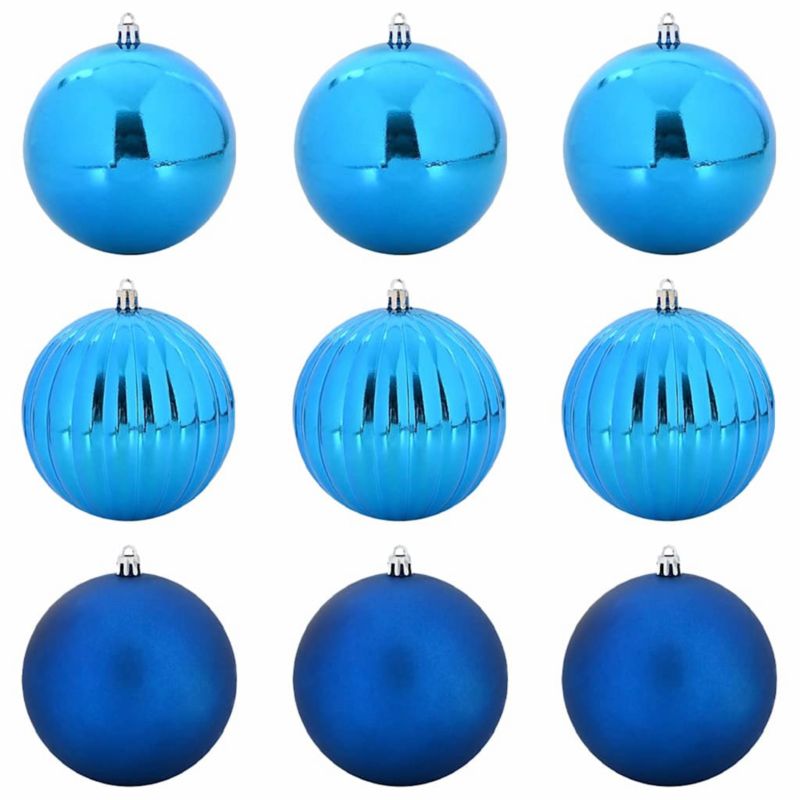 Bombki Choinkowe WaszeMeble Niebieskie WM-42018882 9 szt.