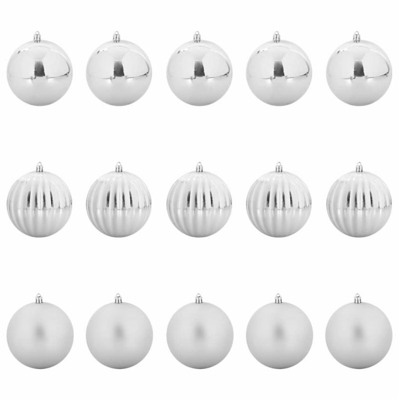 Bombki Choinkowe WaszeMeble Srebrne WM-42018873 15 szt.