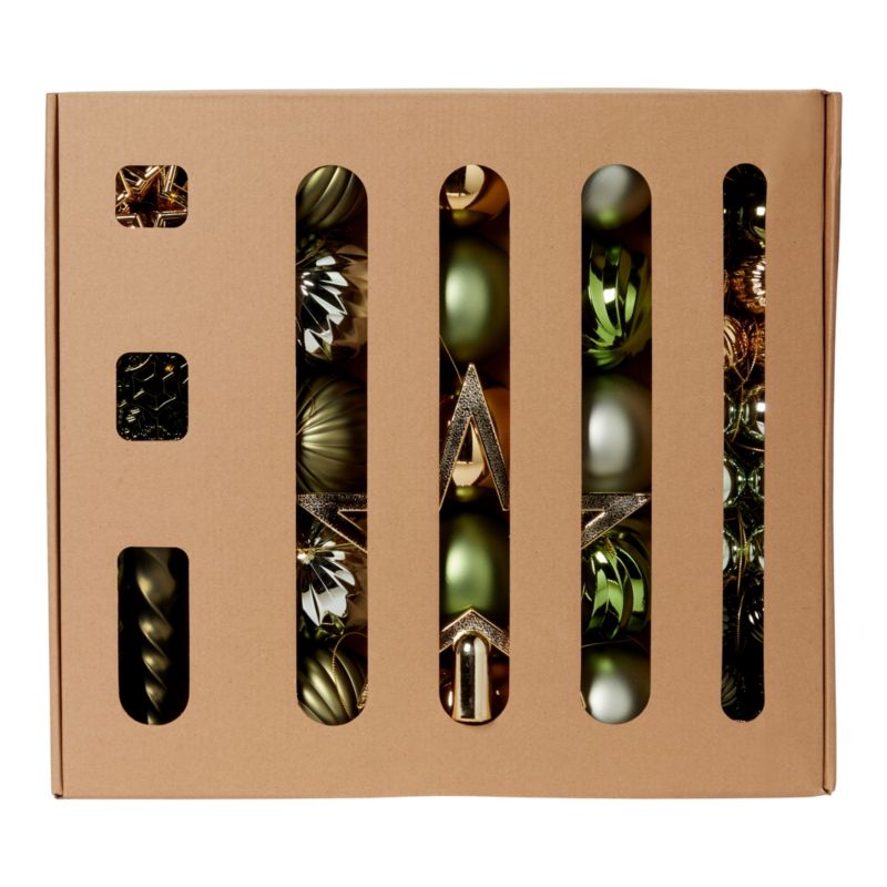 Bombki layered greens 100 szt.