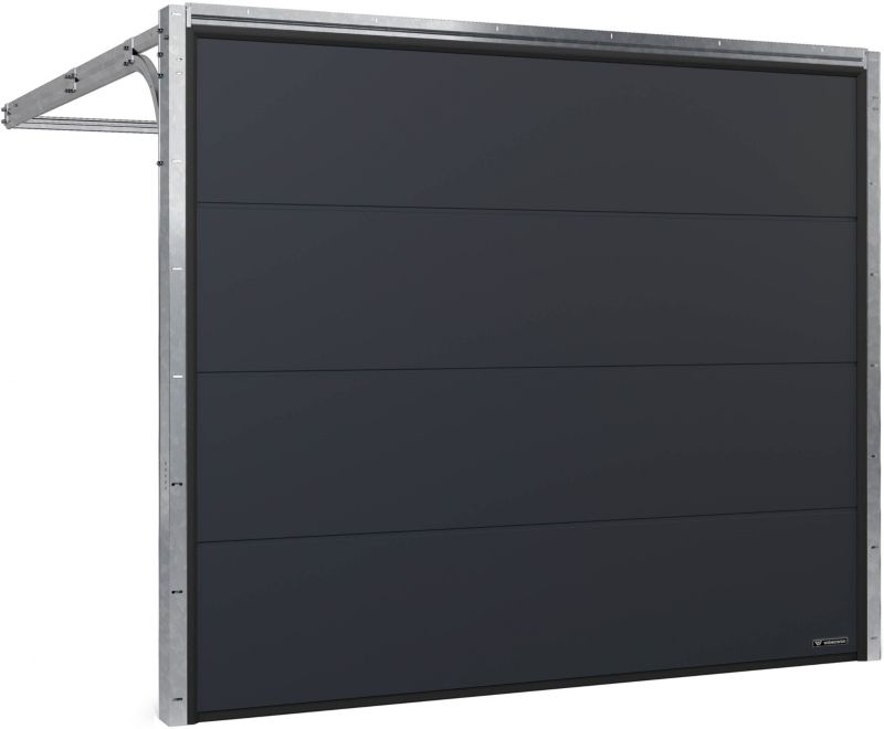 Brama garażowa Nobla 2500 x 2125 mm z napędem czarna