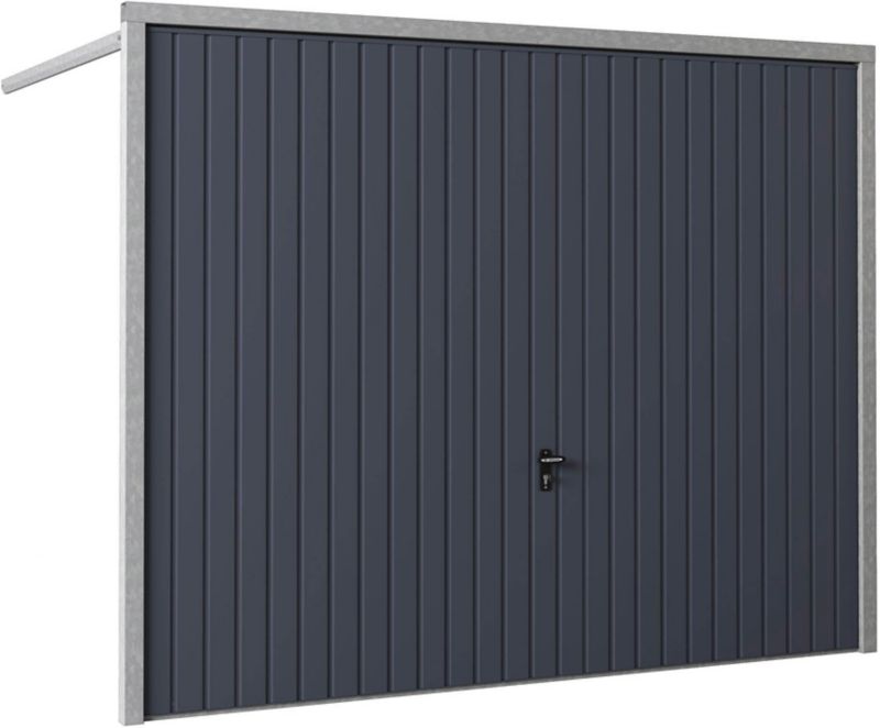 Brama garażowa uchylna 2375 x 2000 mm antracyt