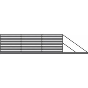 Brama przesuwna Lara 500 x 150 cm prawa