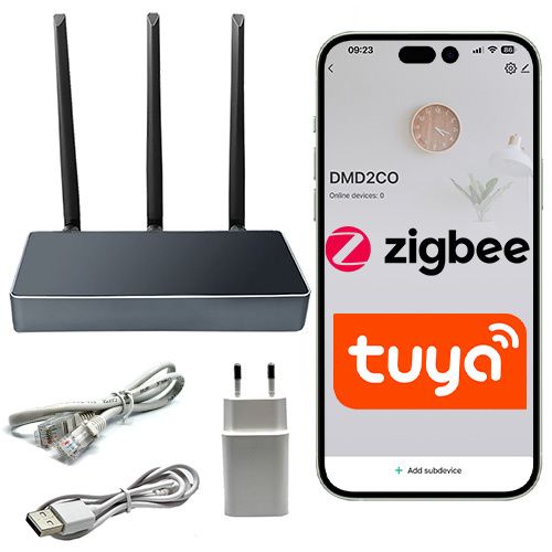 Bramka Zigbee 3.0 Sone Tuya 3 Anteny LAN RJ45 Mocna 1 szt.