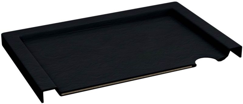 Brodzik akrylowy Sched-Pol Atla pięciokątny 80 x 80 x 5 cm czarny