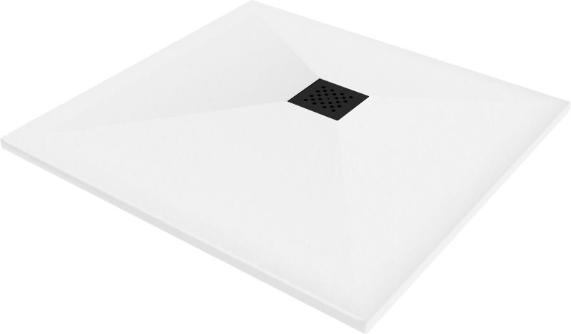 Brodzik kompozytowy Mexen Stone+ biały 80x80 cm 1 szt.