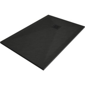Brodzik kompozytowy Mexen Stone+ czarny 80x70 cm 1 szt.