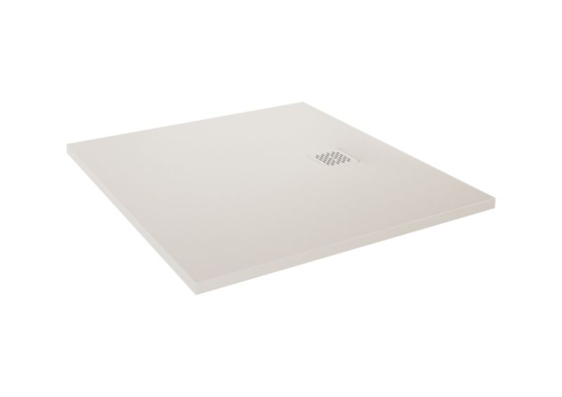 Brodzik kompozytowy Roca Sky kwadratowy 90 x 90 x 3 cm beżowy