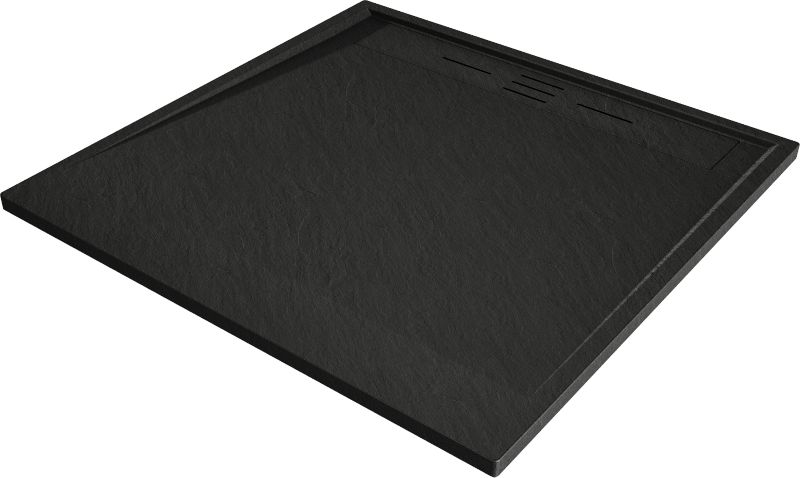 Brodzik kwadratowy Mexen Amon czarny 100 x 100 cm 1 szt.