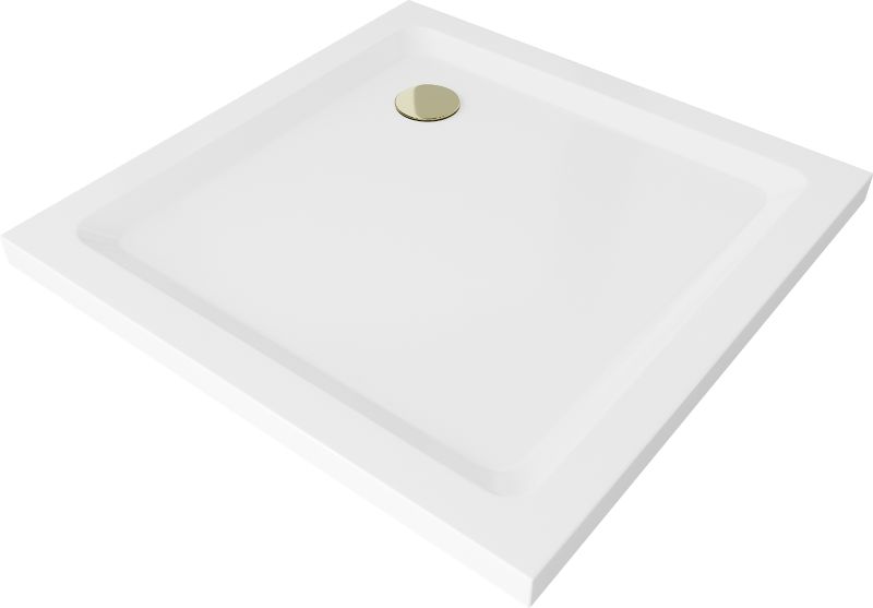 Brodzik kwadratowy Mexen Flat biały 90 x 90 cm 1 szt.