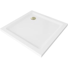 Brodzik kwadratowy Mexen Flat biały 90 x 90 cm 1 szt.