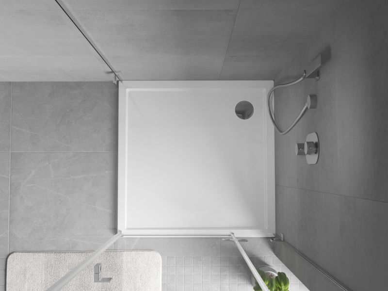 Brodzik kwadratowy Mexen Flow biały 80x80 cm 1 szt.
