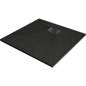 Brodzik kwadratowy Mexen Hugo czarny 80x80 cm  42708080-B 1 szt.