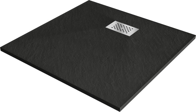 Brodzik kwadratowy Mexen Hugo czarny 90x90 cm  42709090-X 1 szt.