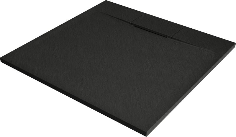 Brodzik kwadratowy Mexen Otto czarny 80x80 cm 1 szt.
