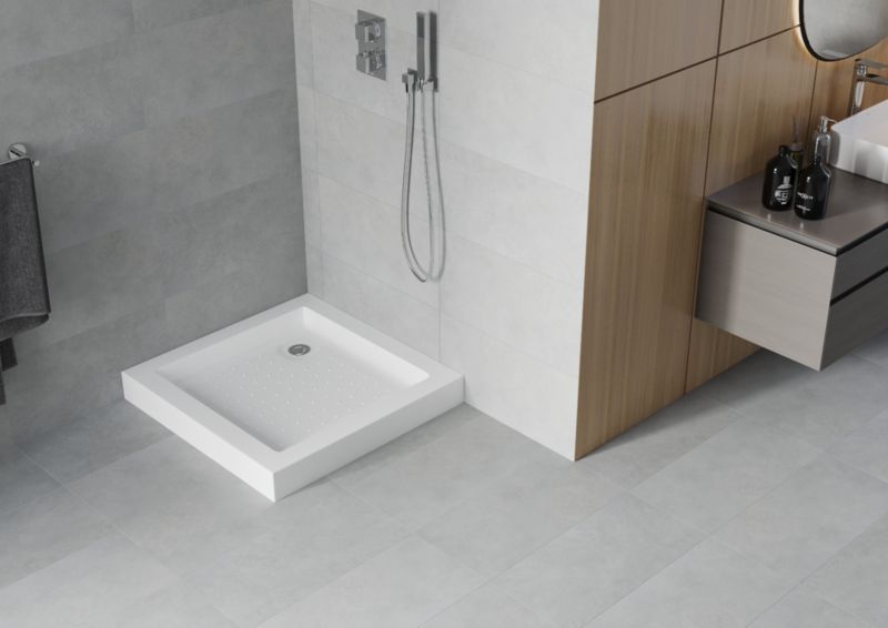 Brodzik kwadratowy Mexen Rio biały 80x80 cm 1 szt.