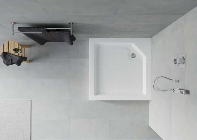 Brodzik kwadratowy Mexen Rio biały 90x90 cm 1 szt.