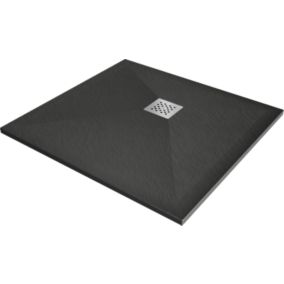 Brodzik kwadratowy Mexen Stone+ antracyt 90x90 cm 1 szt.