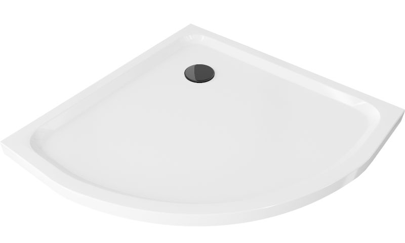 Brodzik półokrągły Mexen Flat biały 100x100 cm 1 szt.