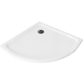Brodzik półokrągły Mexen Flat biały 100x100 cm 1 szt.