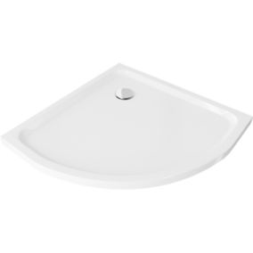 Brodzik półokrągły Mexen Flat biały 100x100 cm  41101010 1 szt.