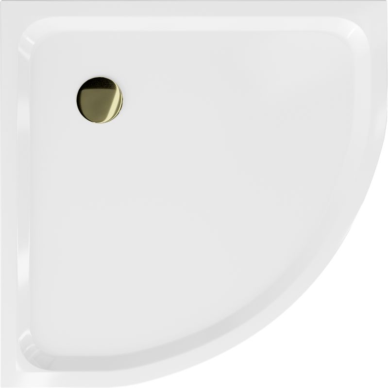 Brodzik półokrągły Mexen Flat biały 100x100 cm  41101010G 1 szt.