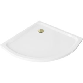 Brodzik półokrągły Mexen Flat biały 70x70 cm  41107070G 1 szt.