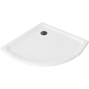 Brodzik półokrągły Mexen Flat biały 80x80 cm 1 szt.