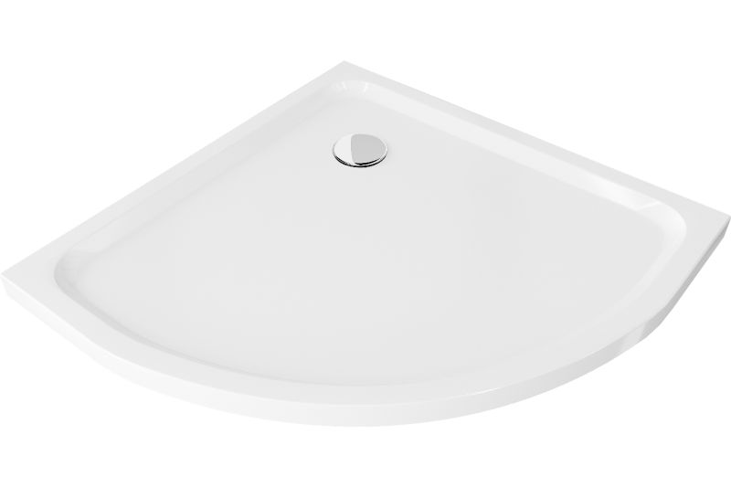 Brodzik półokrągły Mexen Flat biały 80x80 cm  41108080 1 szt.