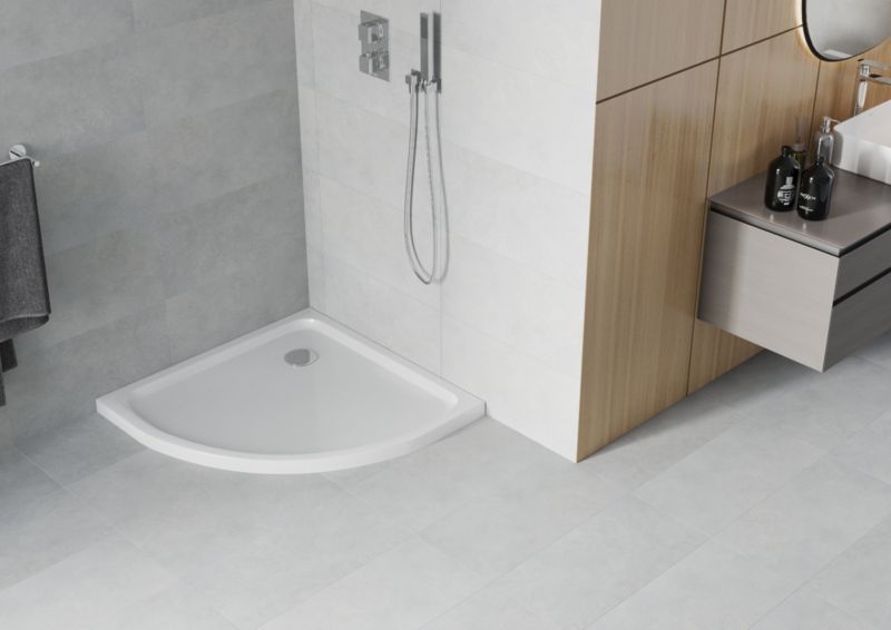 Brodzik półokrągły Mexen Flat biały 80x80 cm  41108080 1 szt.