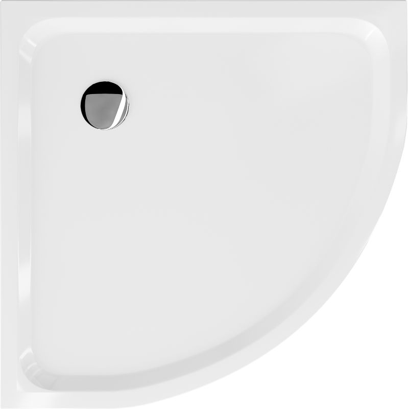 Brodzik półokrągły Mexen Flat biały 80x80 cm  41108080 1 szt.