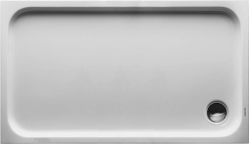 Duravit D-Code obdélníková sprchová vanička 130x75 cm akrylová bílá 90 mm 1 ks.