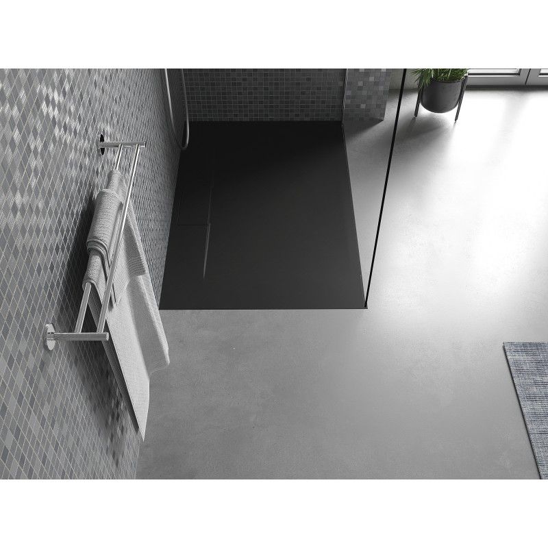 Brodzik prostokątny Mexen Egon czarny 150 x 80 cm 1 szt.