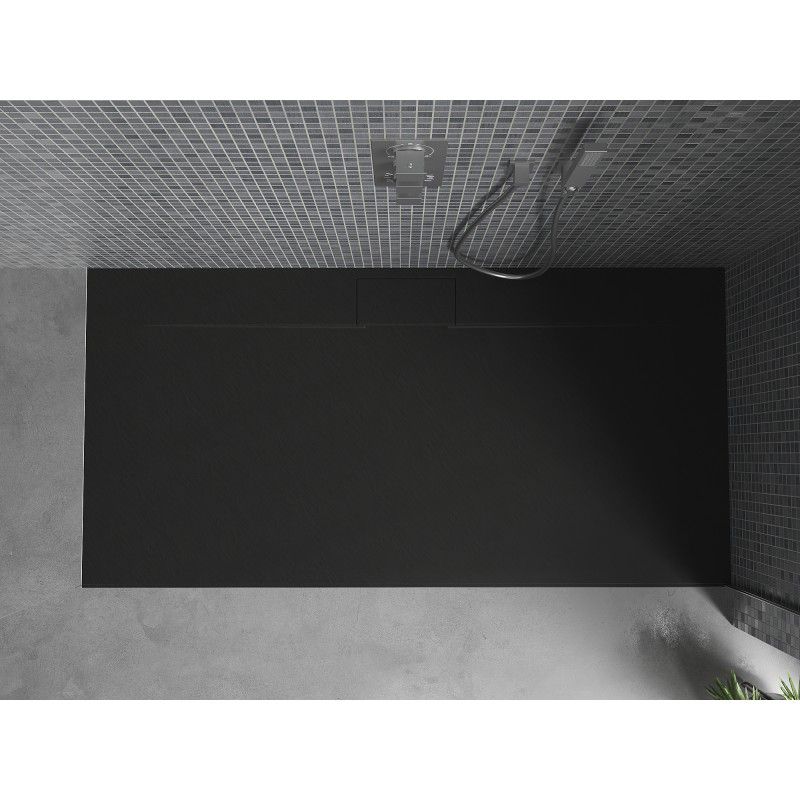 Brodzik prostokątny Mexen Egon czarny 180x90 cm 1 szt.