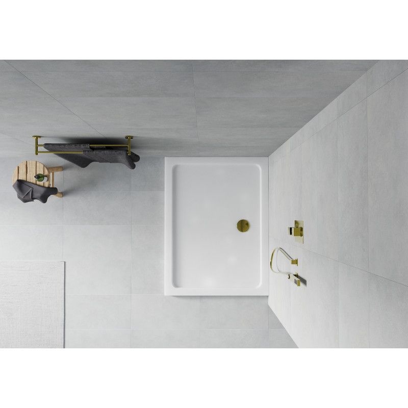 Brodzik prostokątny Mexen Flat biały 100x80 cm  40108010G 1 szt.