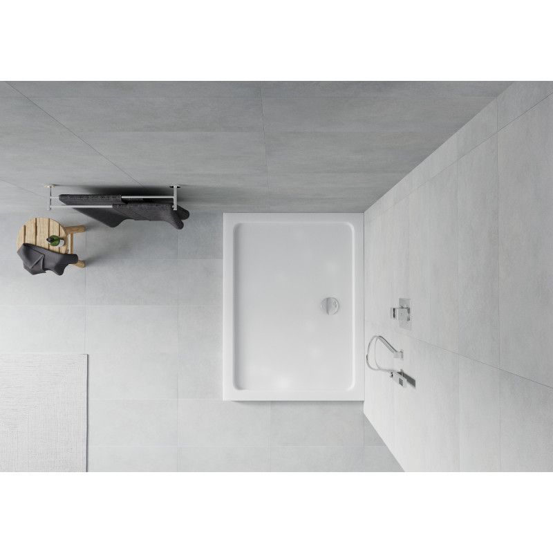 Brodzik prostokątny Mexen Flat biały 90 x 80 cm 1 szt.