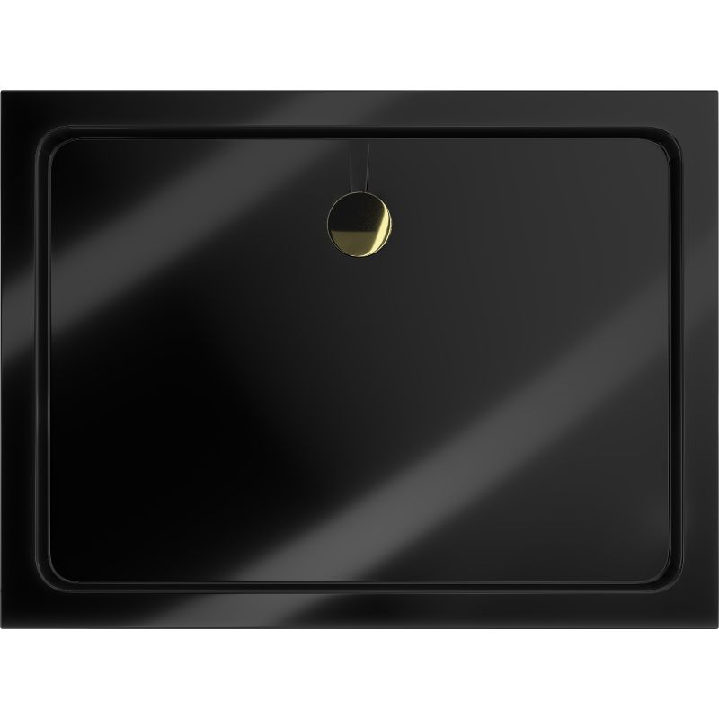 Brodzik prostokątny Mexen Flat czarny 140x100 cm  40701014G 1 szt.