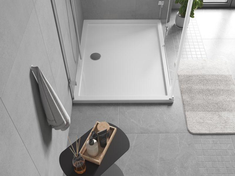 Brodzik prostokątny Mexen Flow biały 75x120 cm 1 szt.