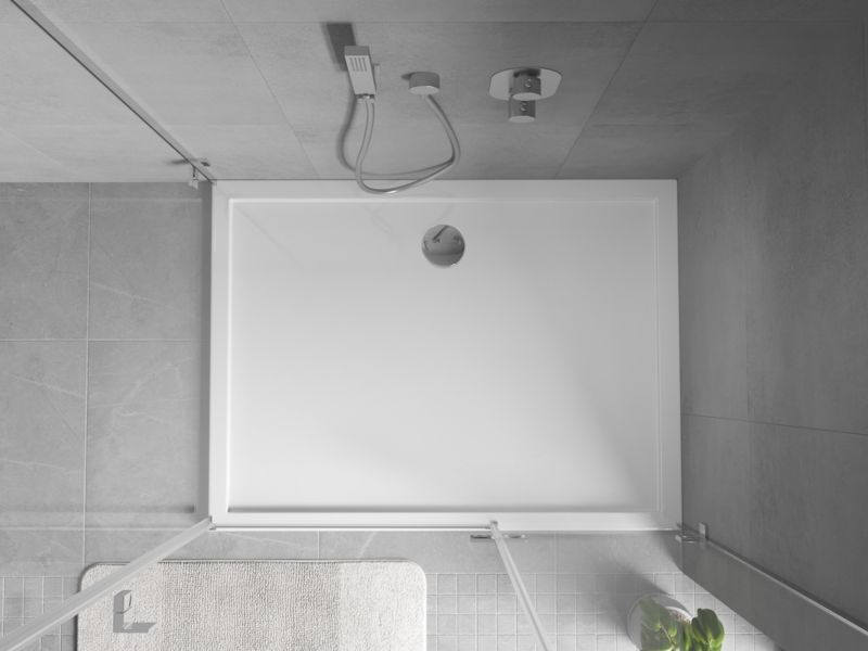 Brodzik prostokątny Mexen Flow biały 75x120 cm 1 szt.
