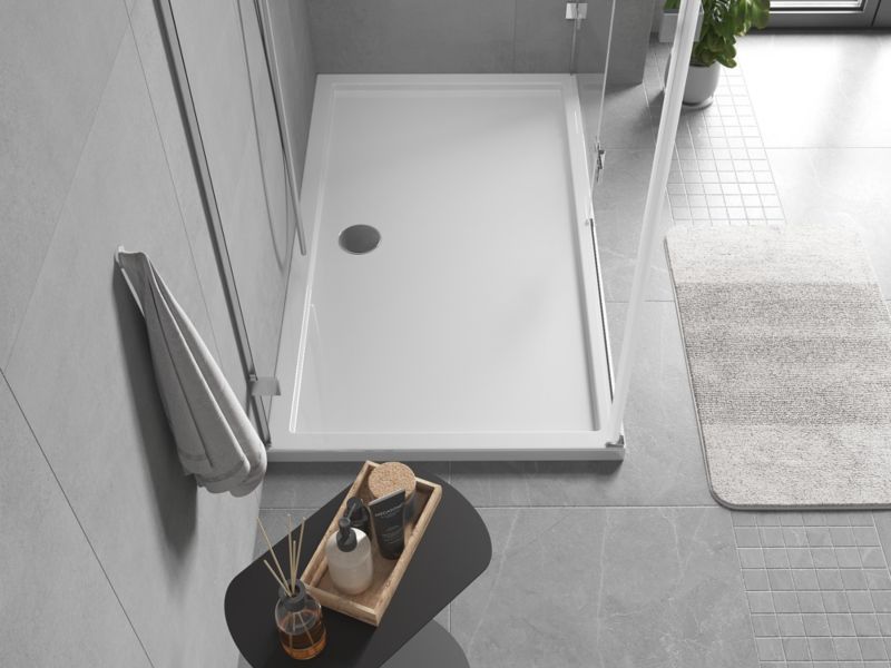 Brodzik prostokątny Mexen Flow biały 80x160 cm 1 szt.