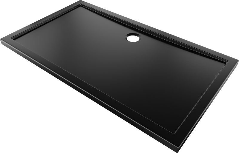 Brodzik prostokątny Mexen Flow czarny 90x150 cm 1 szt.